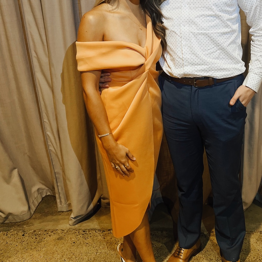 Off the shoulder dress